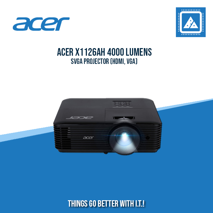ACER X1126AH 4000 LUMENS SVGA PROJECTOR (HDMI, VGA) ACER X1126AH 4000 LUMENS SVGA PROJECTOR (HDMI, VGA)